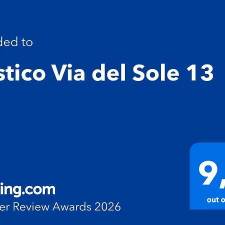 Rustico Via Del Sole 13 Apartmán